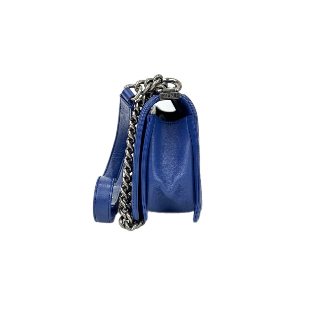 Chanel Leboy Medium Blue Bag