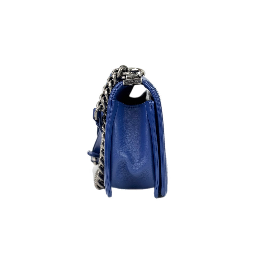 Chanel Leboy Medium Blue Bag