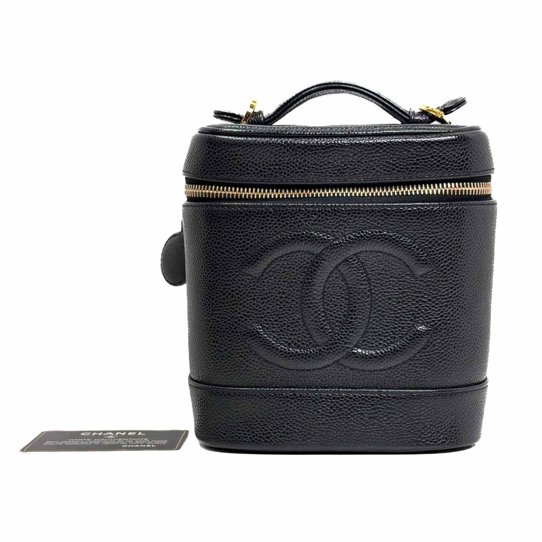 Chanel Vintage Black Vanity Bag