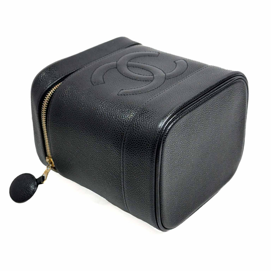 Chanel Vintage Black Vanity Bag