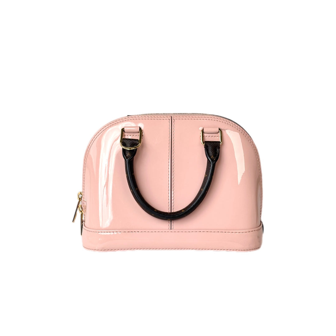 Louis Vuitton Alma Bb Rose Ballerine Bag