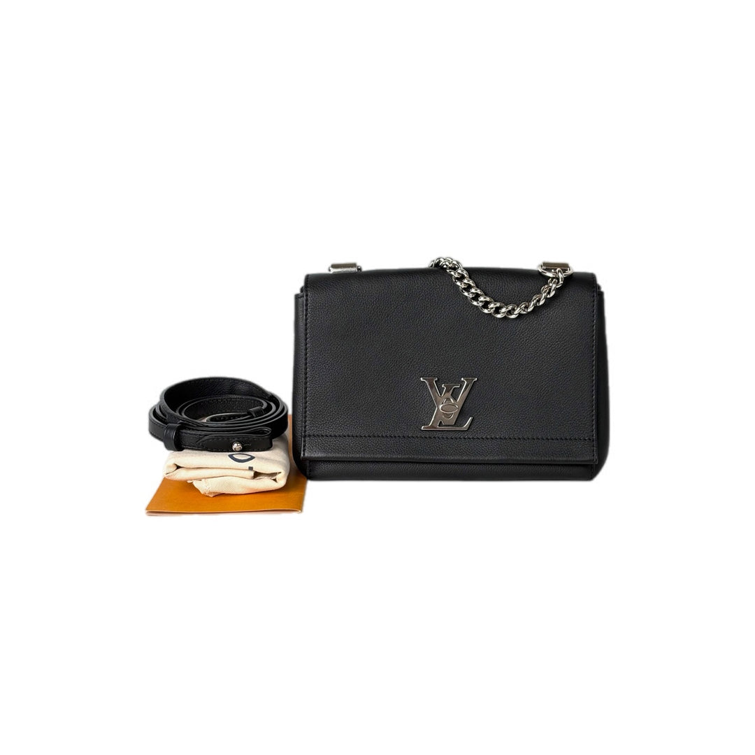 Louis Vuitton Lockme BB Black Calfskin