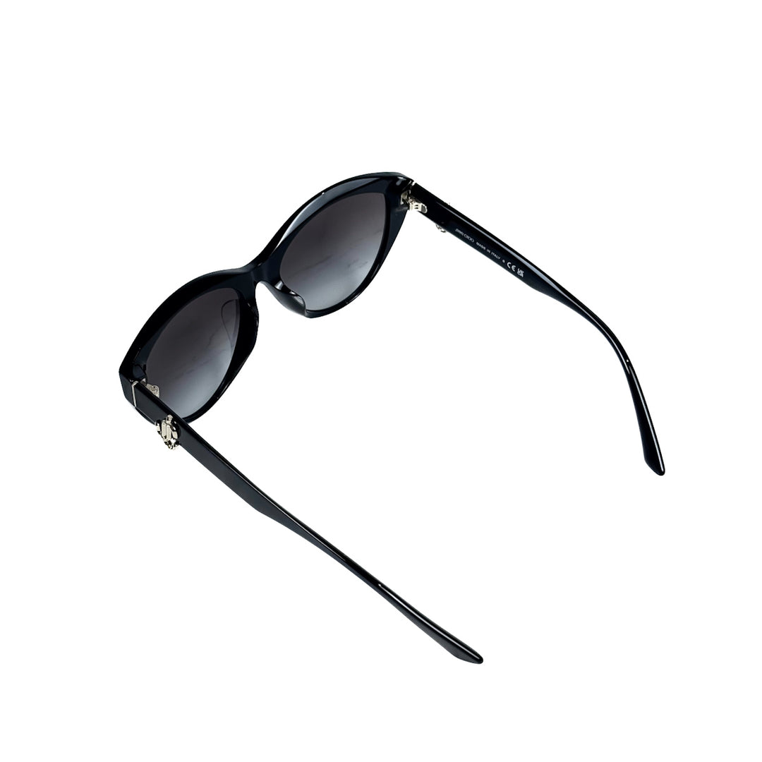 Jimmy Choo Black Frame Gradient Grey Sunglasses