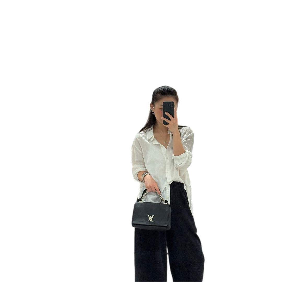 Louis Vuitton Lockme BB Black Calfskin