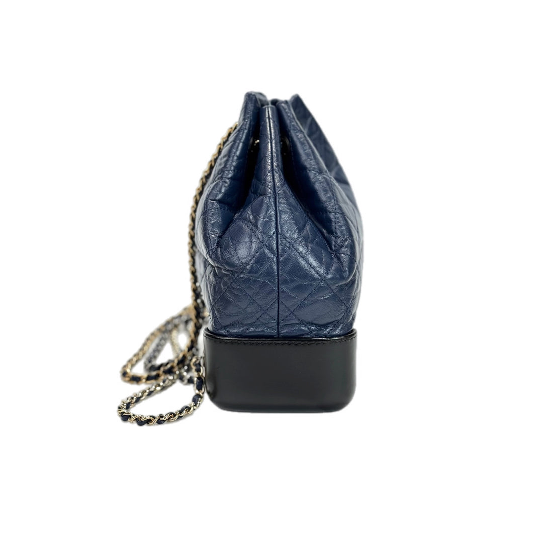 Chanel Gabrielle Backpack Navy Bag