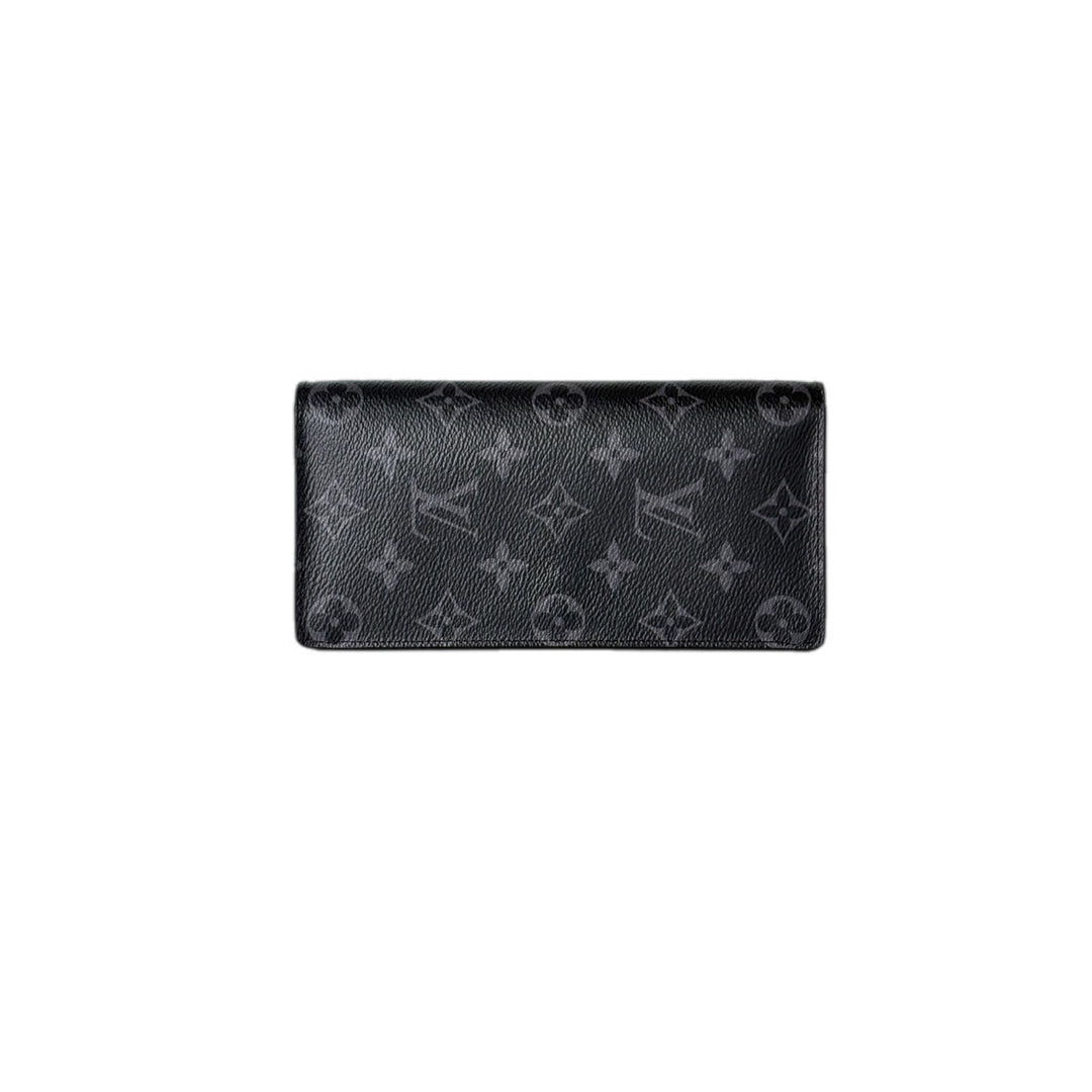 Louis Vuitton Men Long Black Wallet