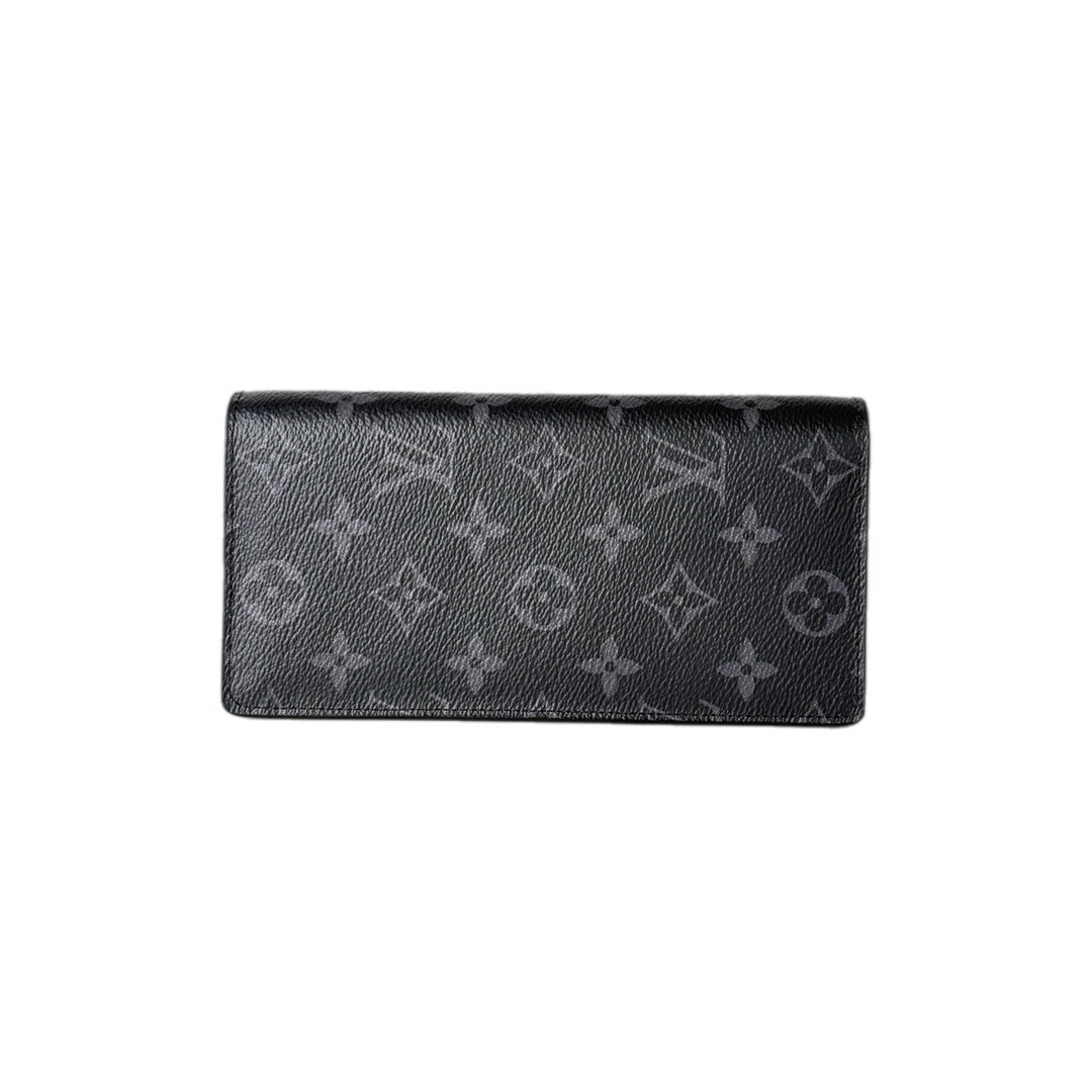 Louis Vuitton Men Long Black Wallet