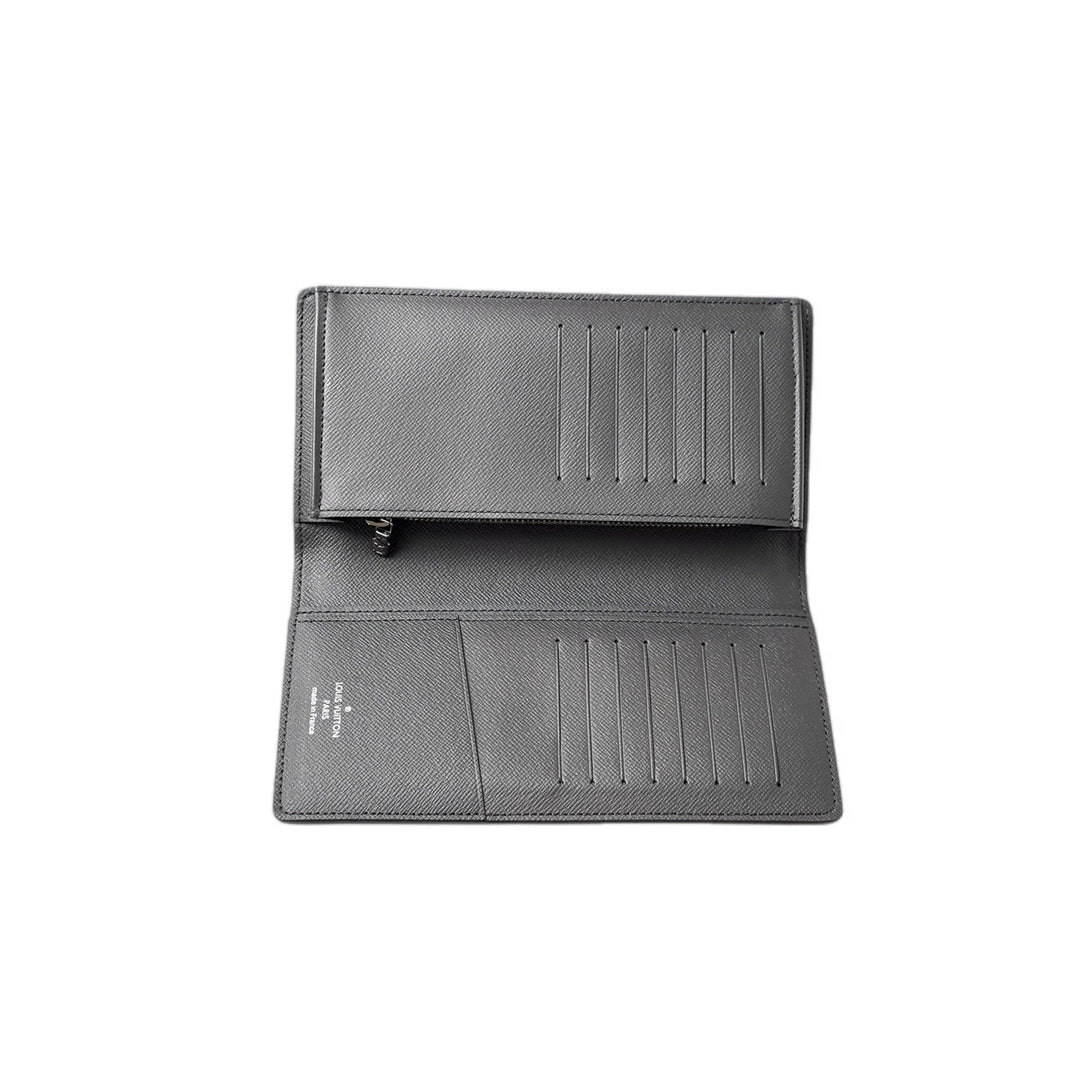 Louis Vuitton Men Long Black Wallet