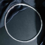 Natural White Diamond Necklace D6.80ct,18K