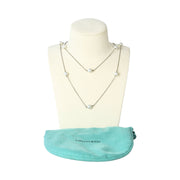 Tiffany Silver Pearl Long Necklace