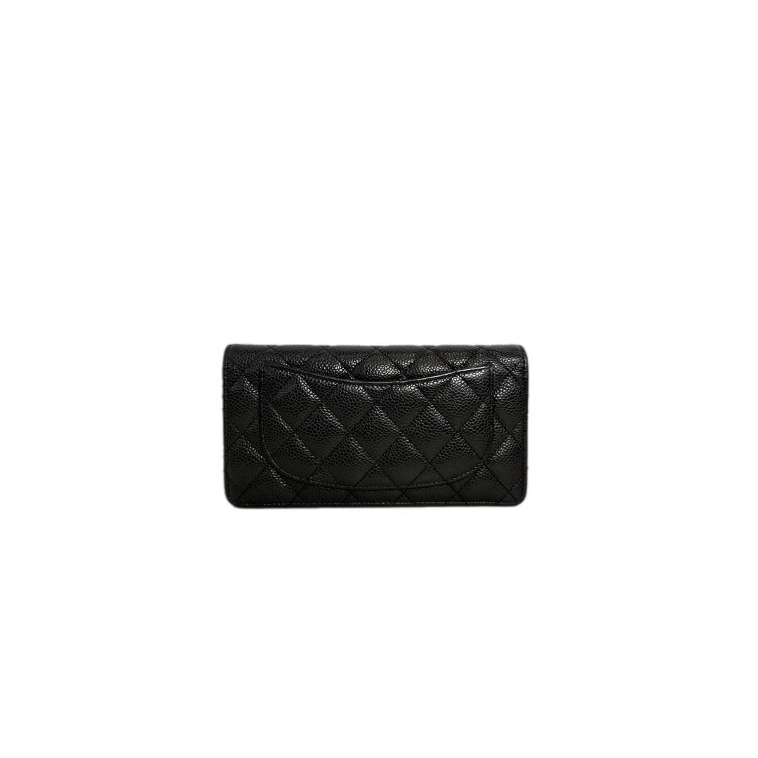 Chanel Black CF Fold Wallet