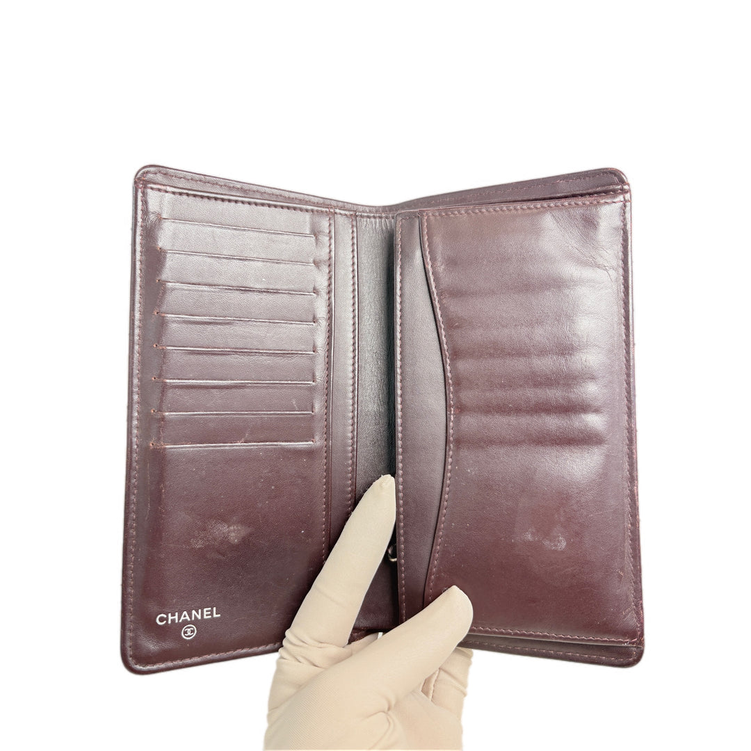 Chanel Black CF Fold Wallet