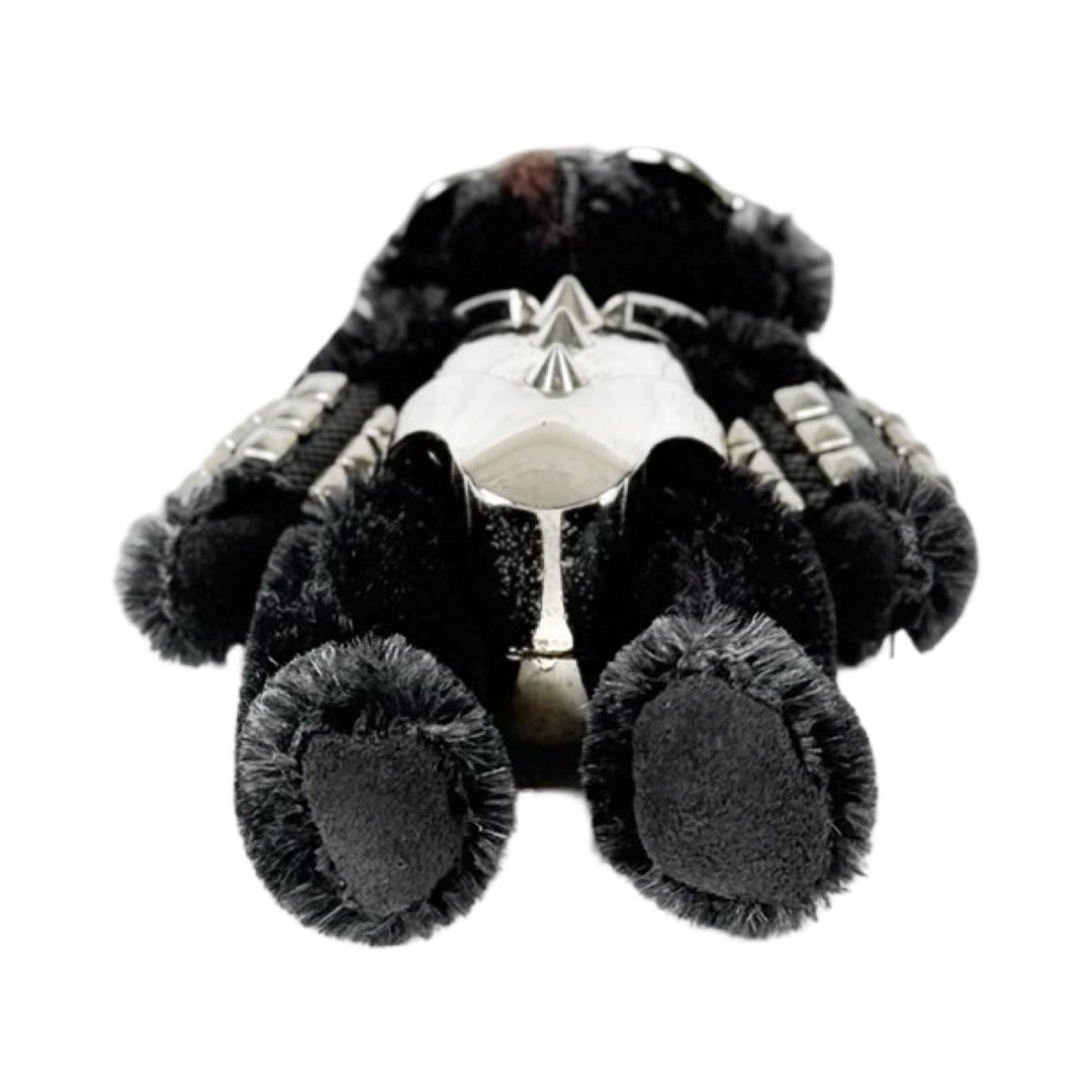 Prada Vintage Black Teddy Bear Keychain Charm