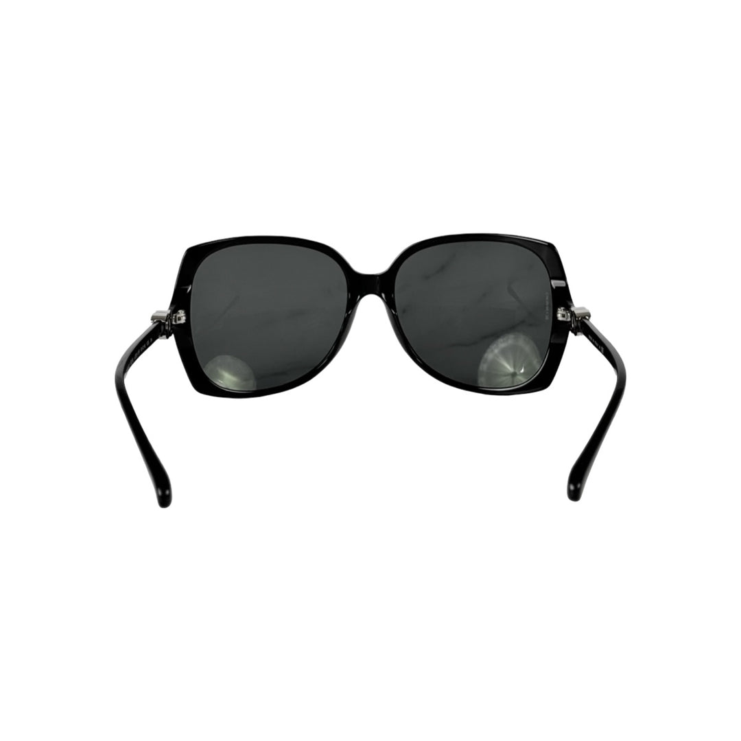 Chanel Black CC Square Sunglasses