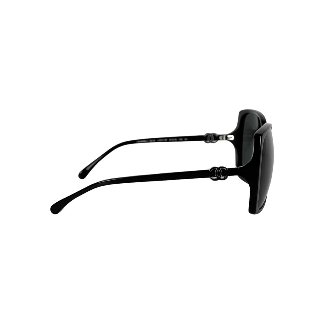 Chanel Black CC Square Sunglasses