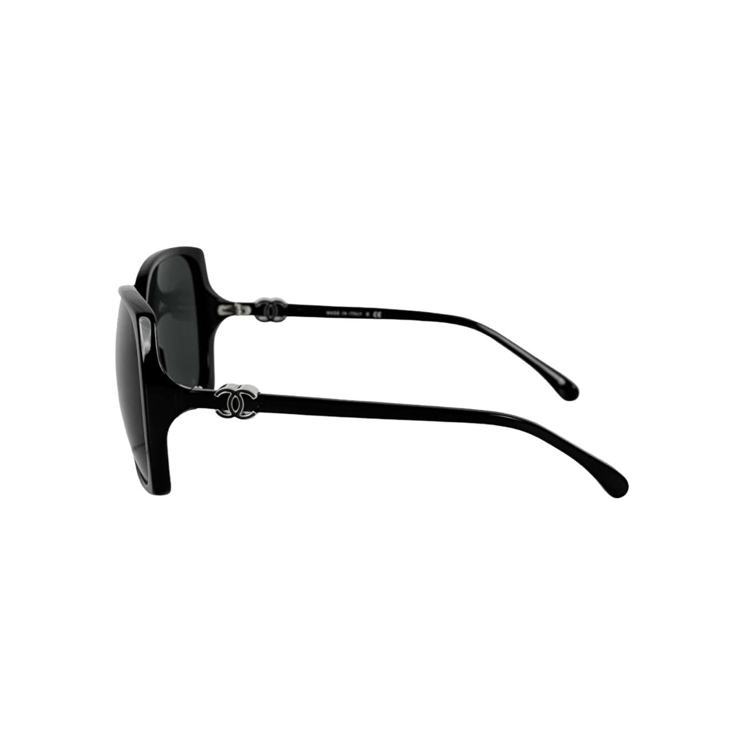 Chanel Black CC Square Sunglasses