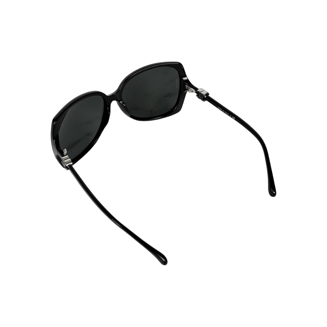 Chanel Black CC Square Sunglasses
