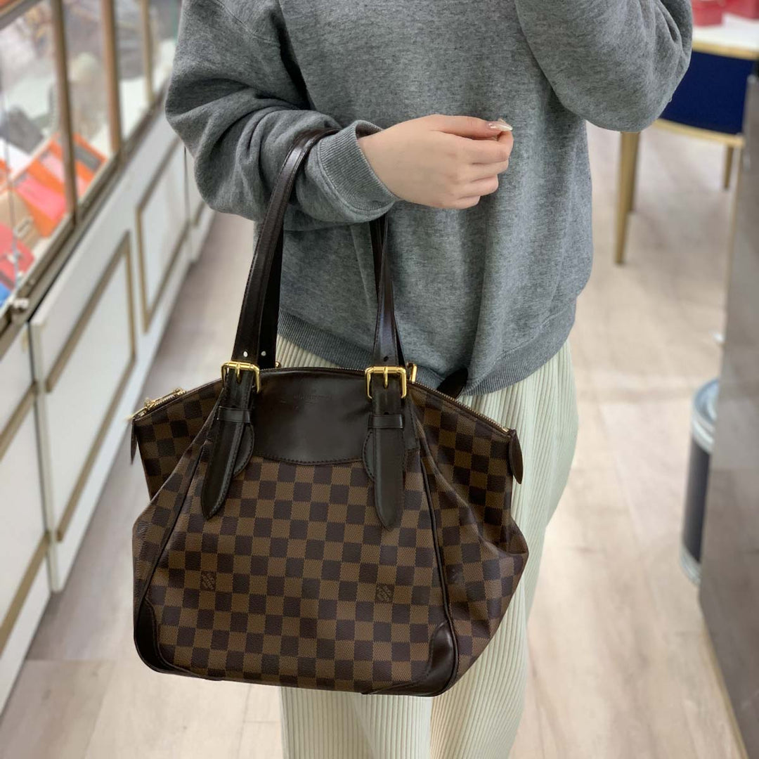 Louis Vuitton Damier Verona MM Shoulder Bag