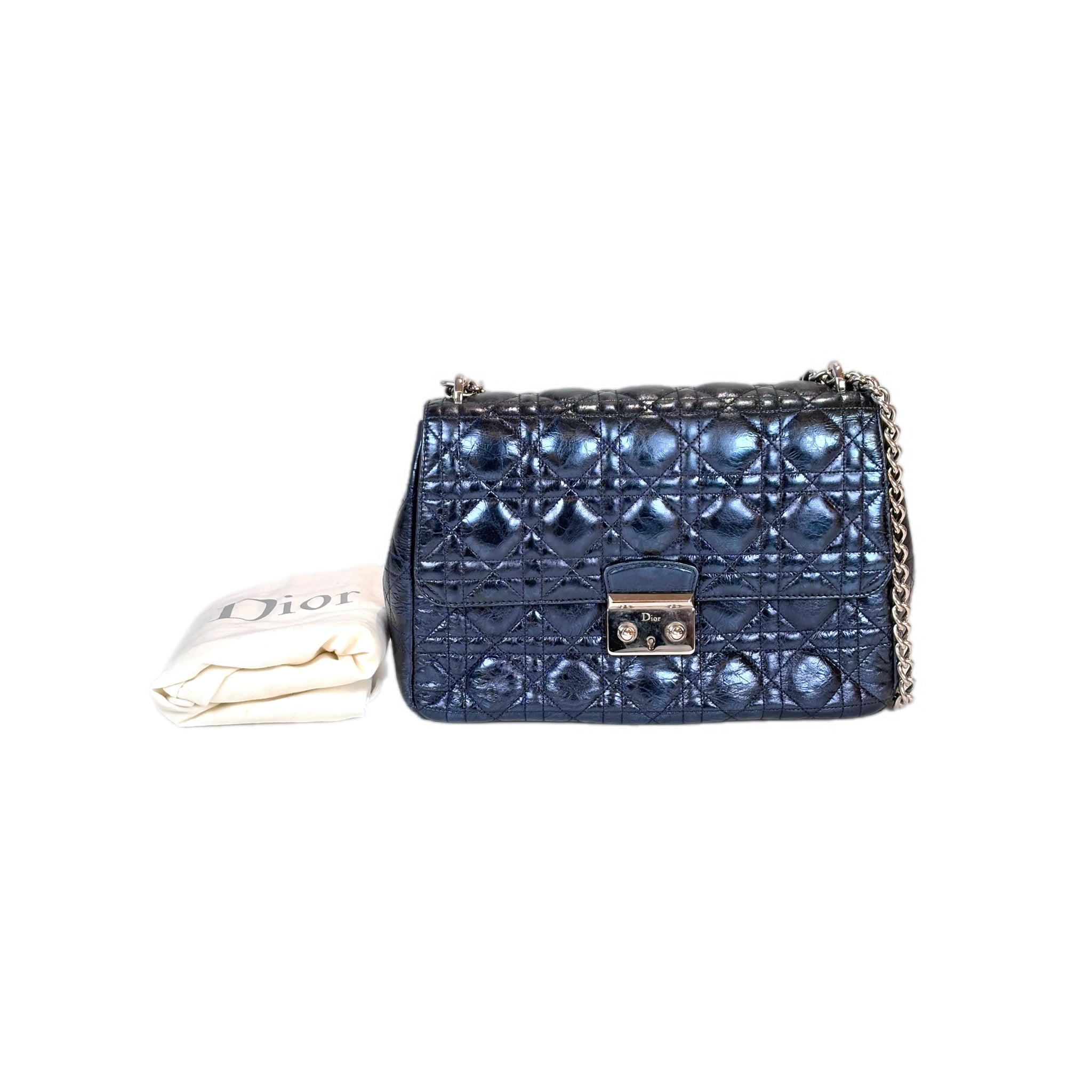 Dior Miss Dior Medium Blue Bag