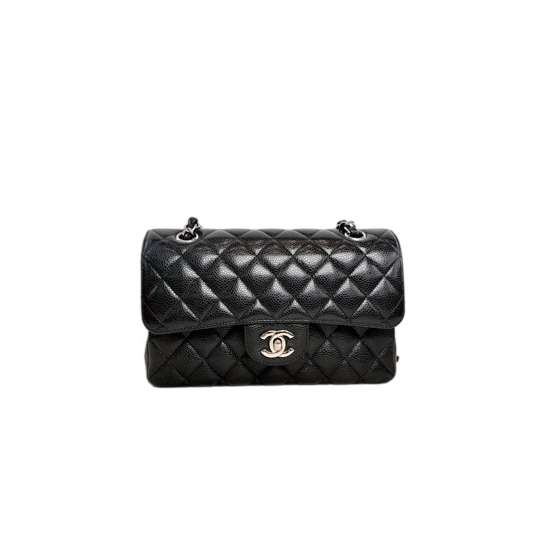 Chanel Classic Flap Small Black Caviar Bag