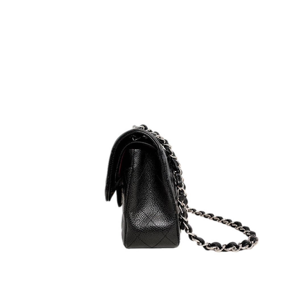 Chanel Classic Flap Small Black Caviar Bag
