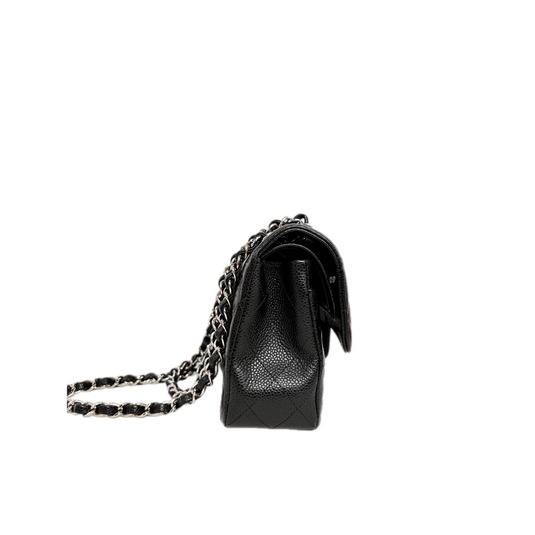 Chanel Classic Flap Small Black Caviar Bag