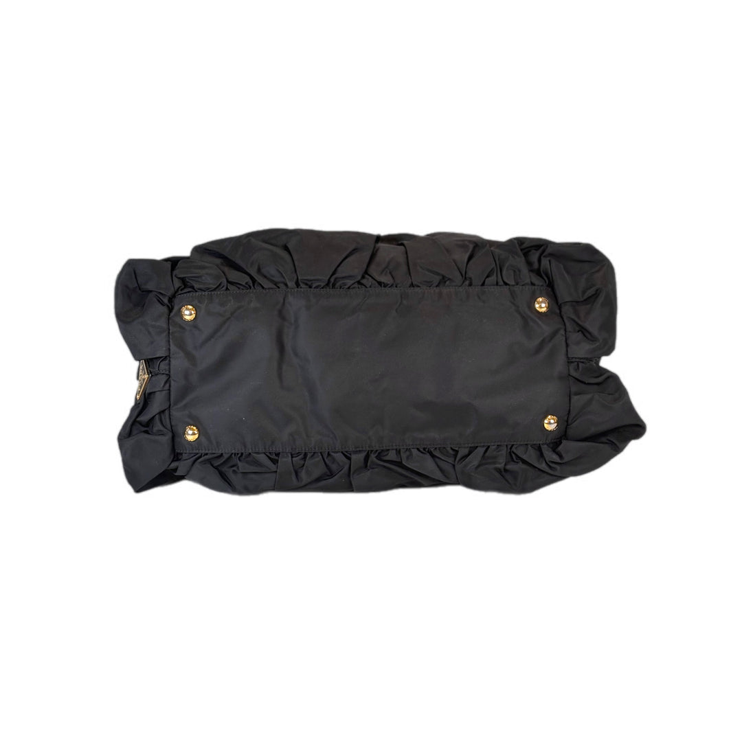 Prada Black Nylon Tote Bag