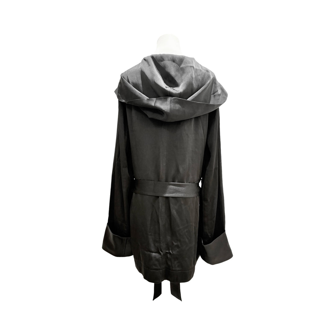 YSL Black Silk Cape