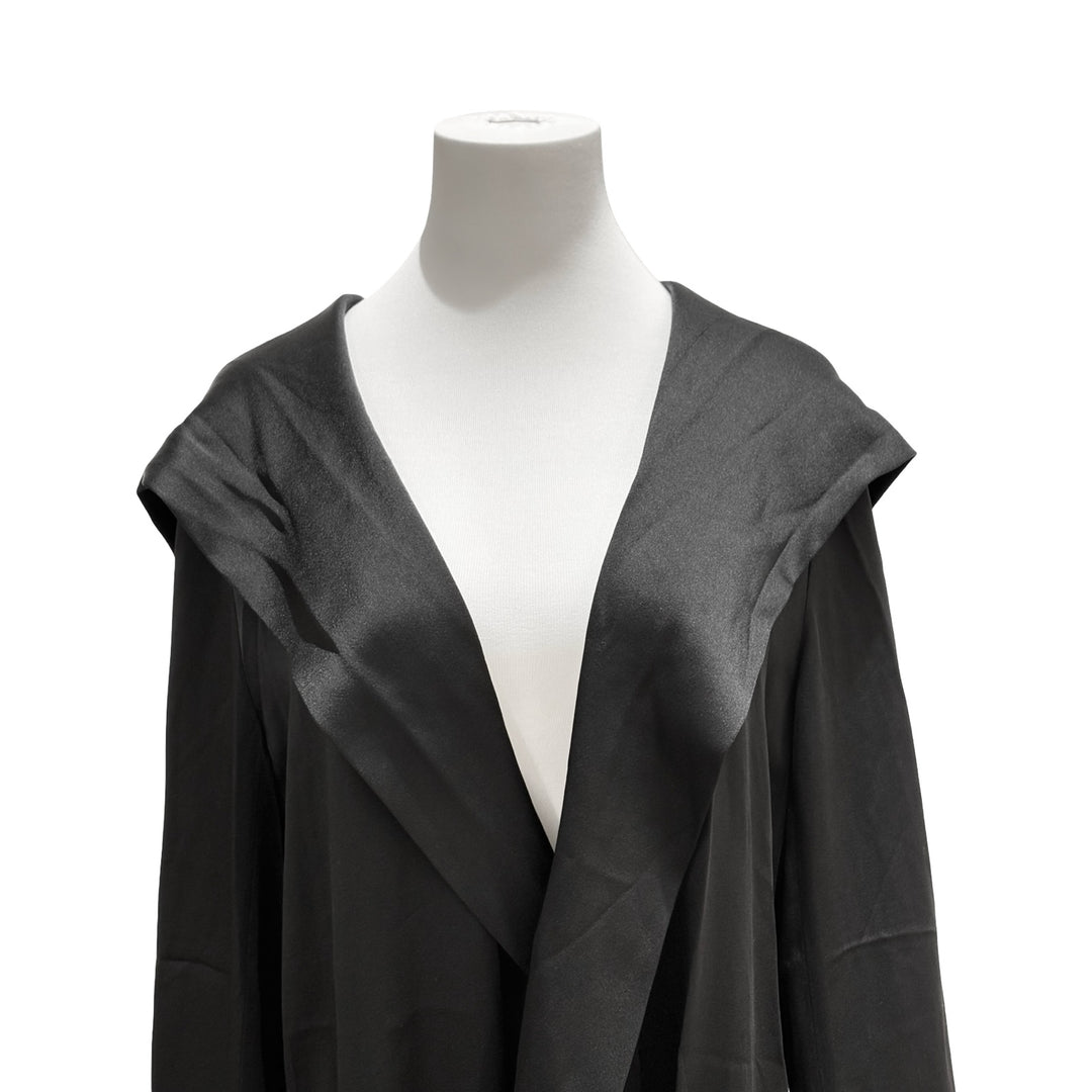 YSL Black Silk Cape