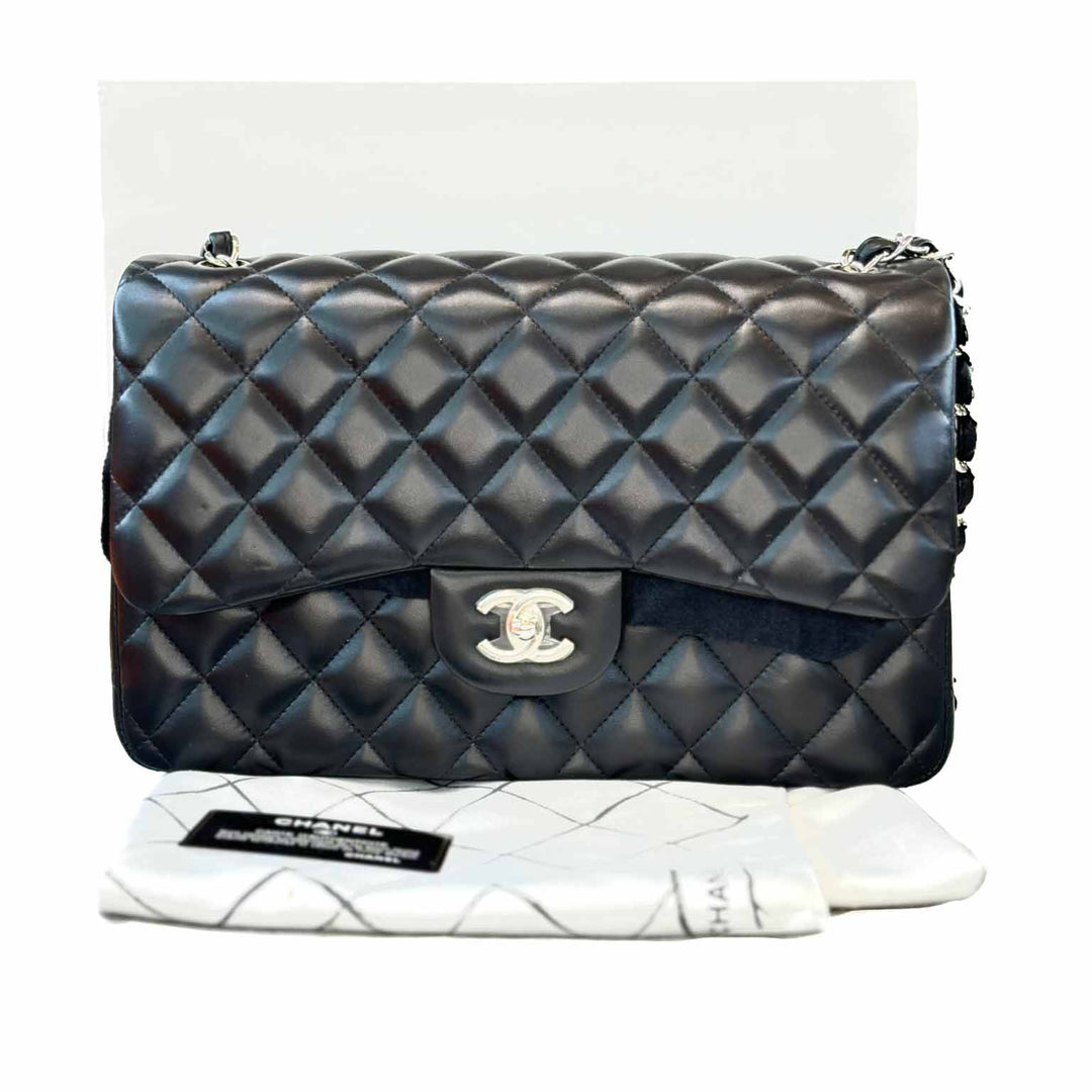 Chanel Black Jumbo Classic Flap Bag