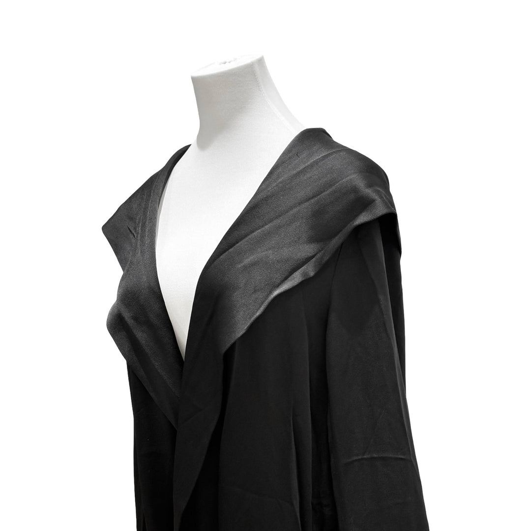 YSL Black Silk Cape