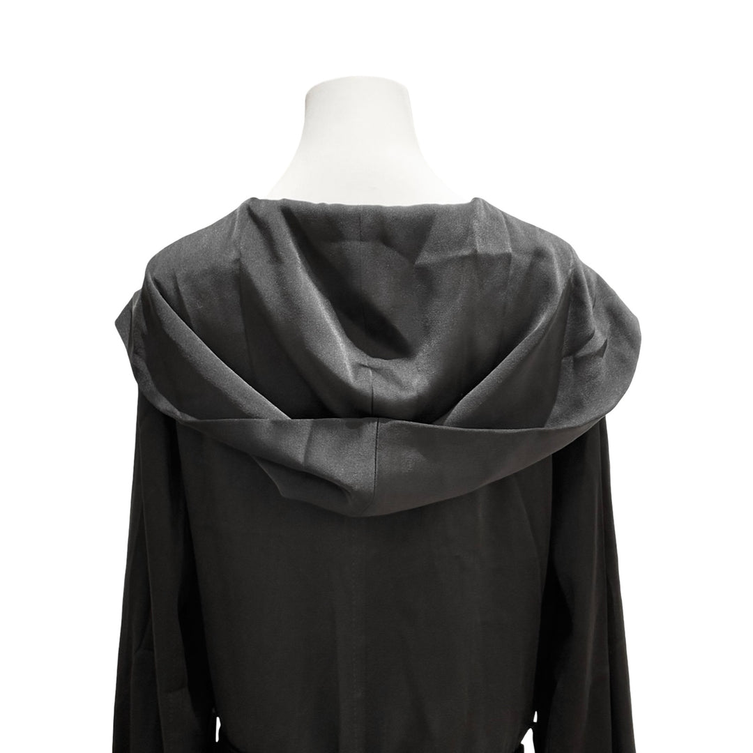 YSL Black Silk Cape
