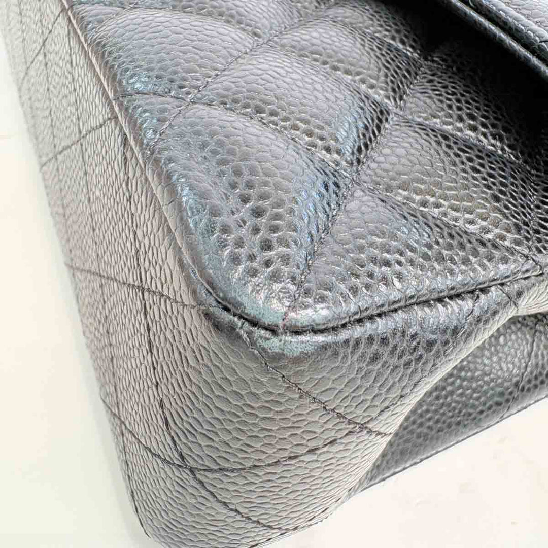 Chanel Classic Flap Small Black Caviar Bag