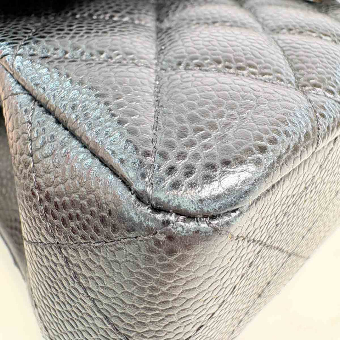 Chanel Classic Flap Small Black Caviar Bag