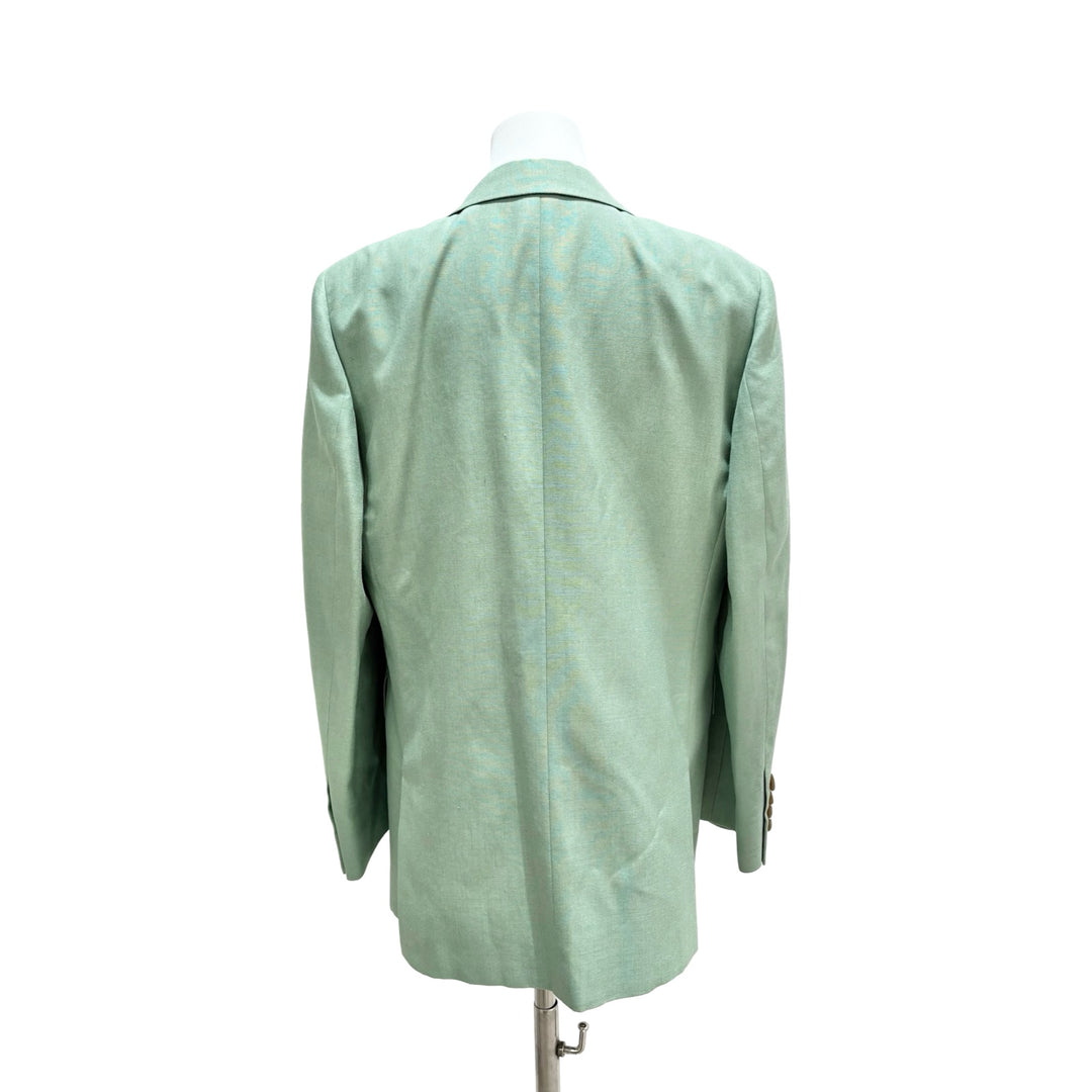 Gucci Green Single-breasted Blazer  #42