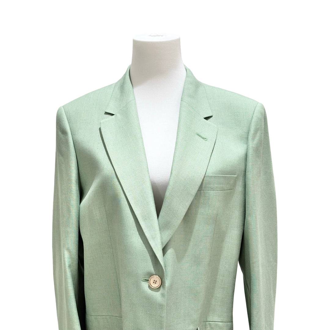 Gucci Green Single-breasted Blazer  #42