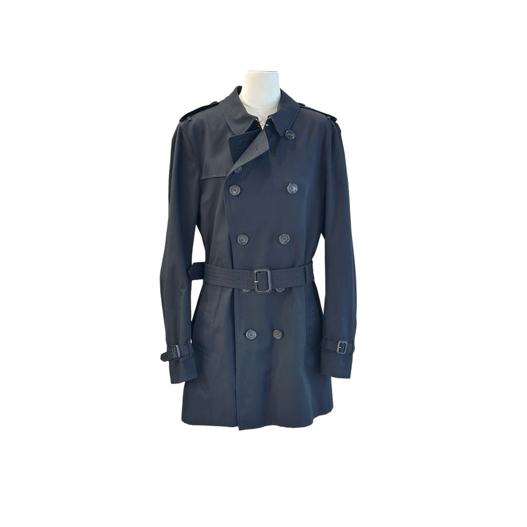 Burberry Black Long Trench Coat