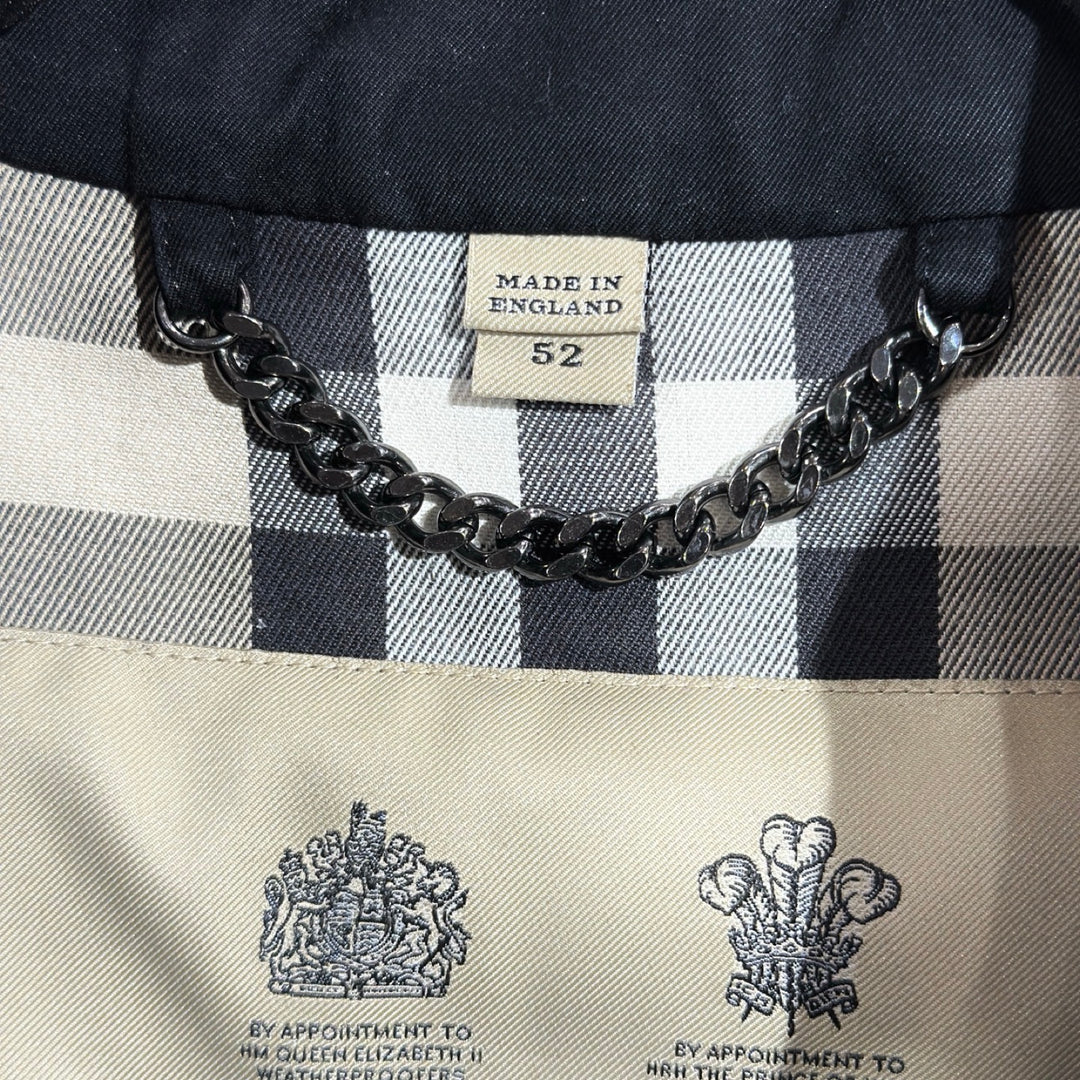 Burberry Black Long Trench Coat