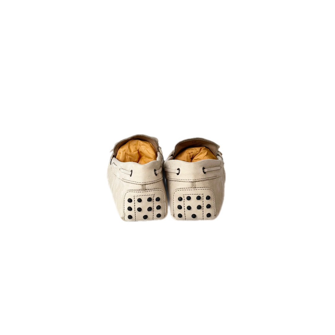 Tods Sand Leather Loafer #10