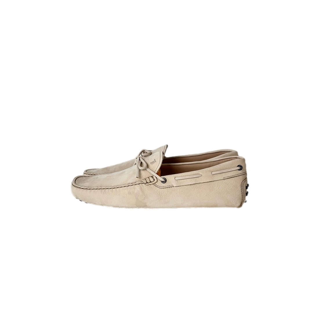 Tods Sand Leather Loafer #10