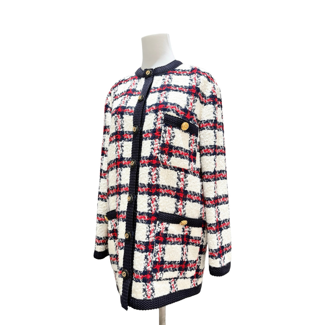 Gucci Check Tweed Jacket #38