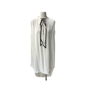 Pre-owned Givenchy Sleeveless Tunic-Style White Dress