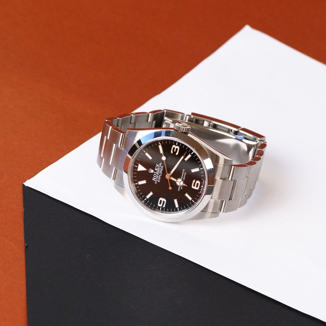Rolex Oyster Perpetual Explorer Steel Auto Watch 40mm