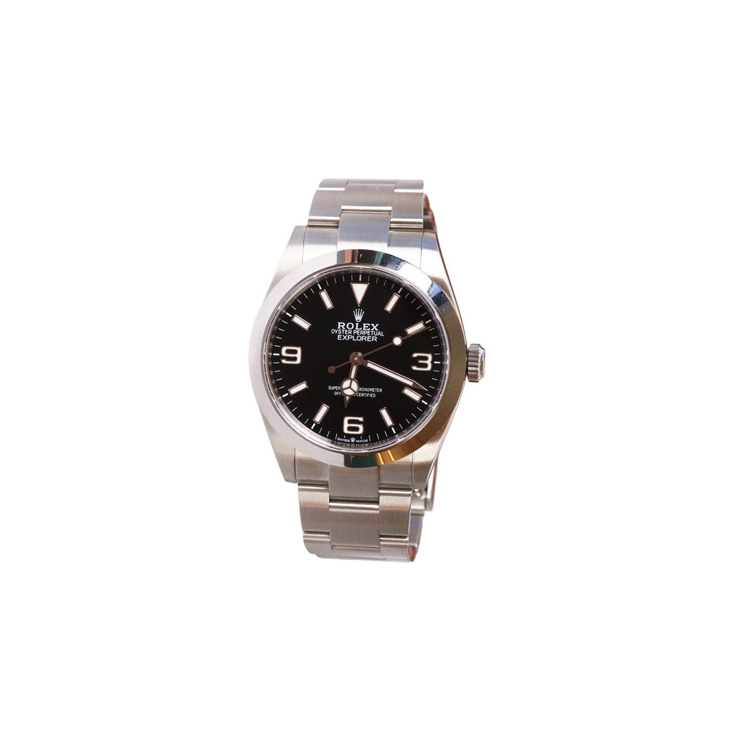 Rolex Oyster Perpetual Explorer Steel Auto Watch 40mm