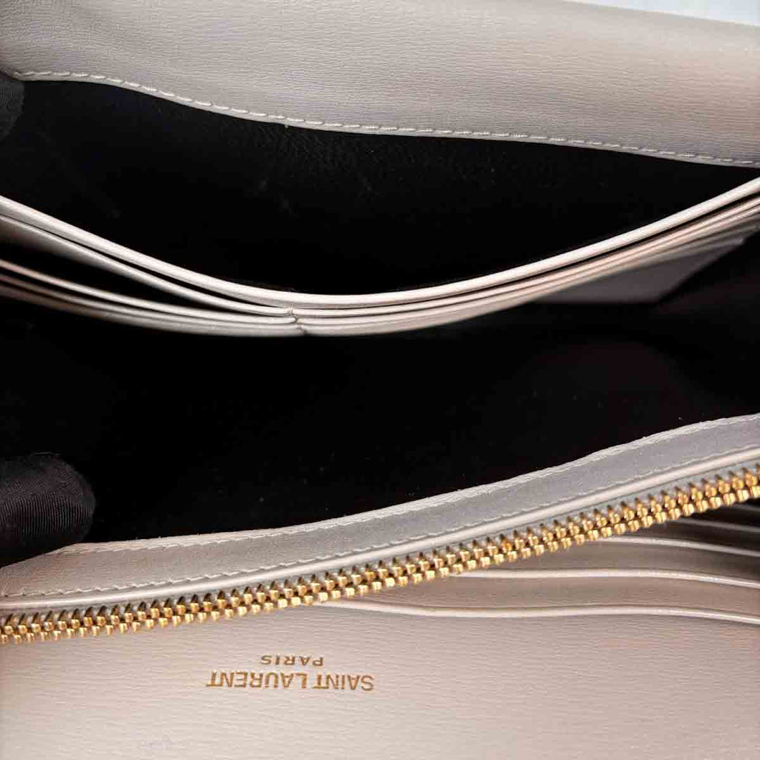 YSL Beige Sulpice Chain  Bag