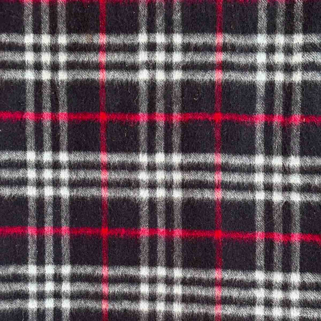 Burberry Cashmere Black/Red Scarf