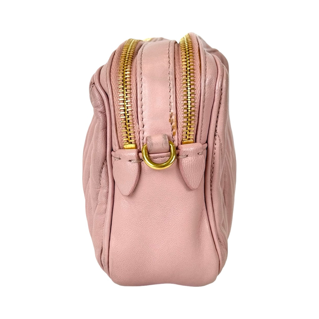 Miumiu Pink Leather Bag