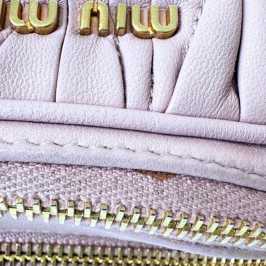 Miumiu Pink Leather Bag