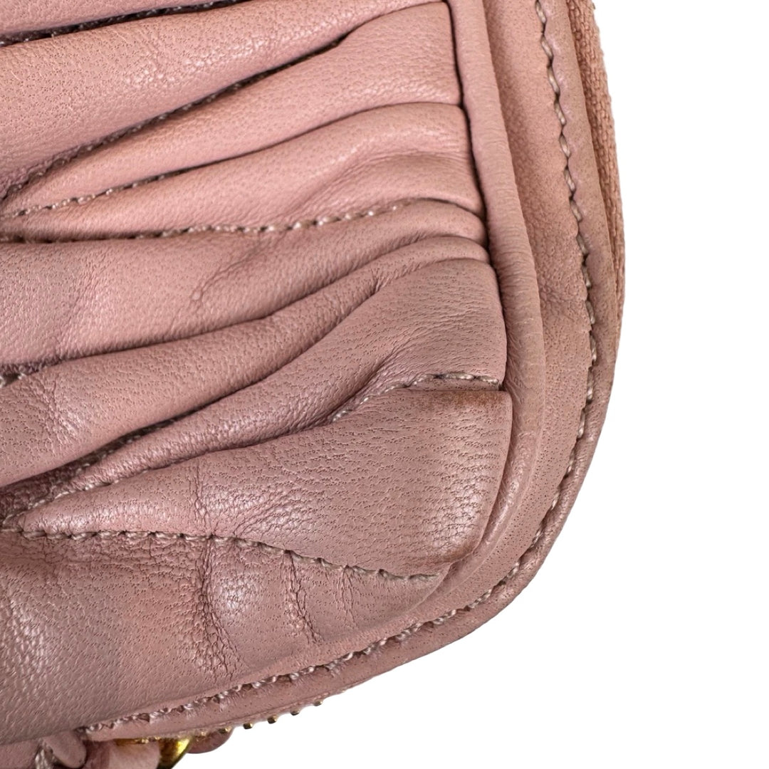 Miumiu Pink Leather Bag