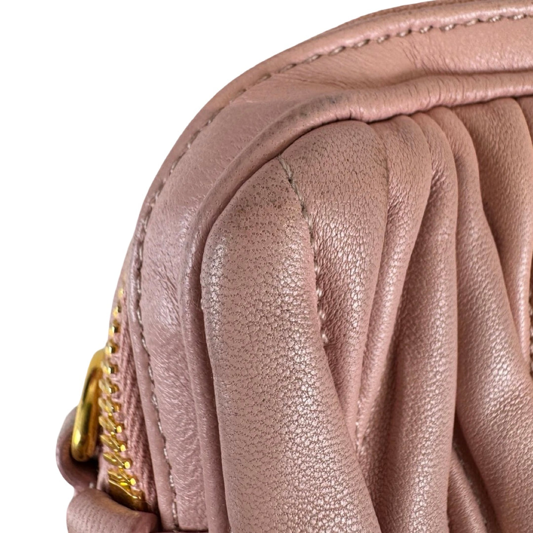Miumiu Pink Leather Bag